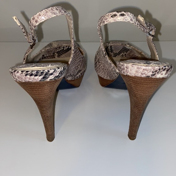 Cole Haan Python Slingbacks - Picture 4 of 9